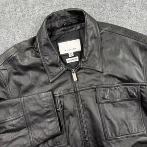 Wilsons Leather M. Julian Jacket XL Black Thinsulate Ultra Insulation Zip Up Men